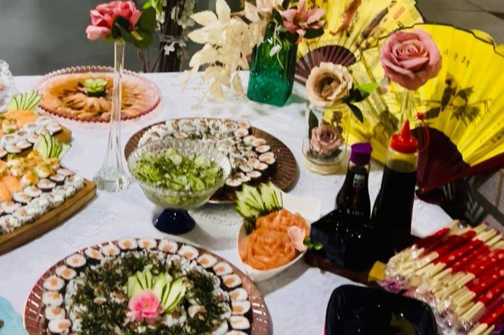 Mesa sushi 15 anos