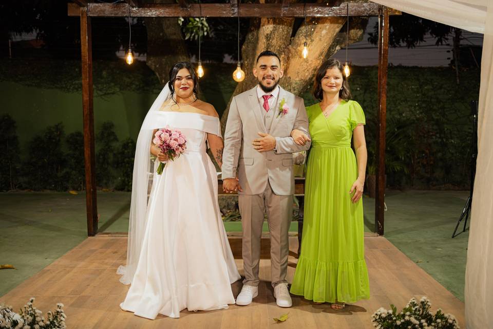 Com o casal