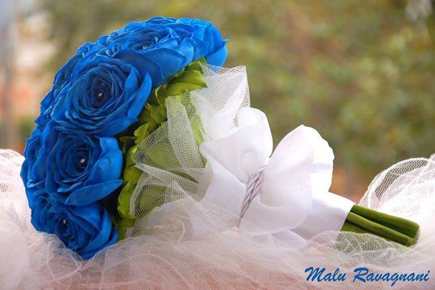 Rosas azul royal