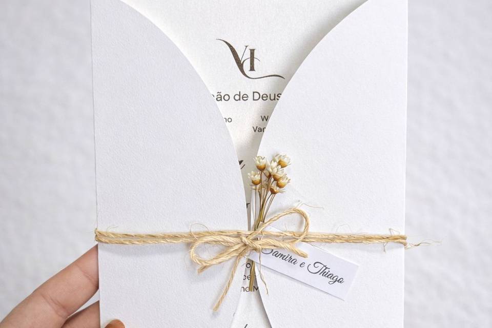 Convite de casamento
