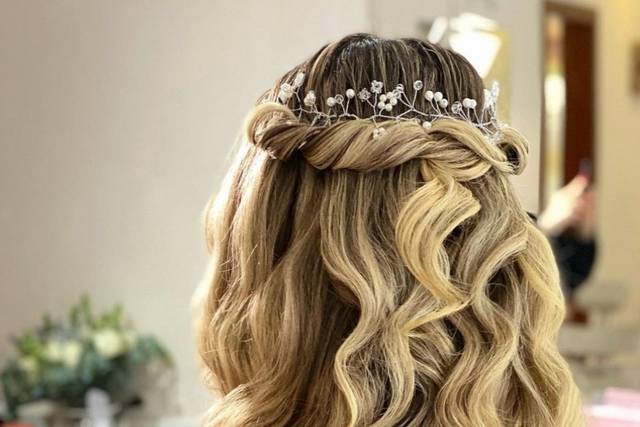 Penteado semi preso