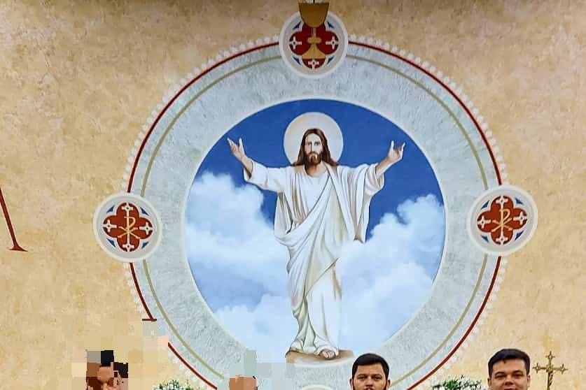 Com as bênçãos de Jesus