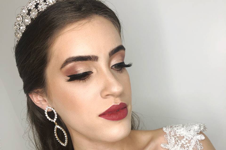 Makeup e penteado noiva