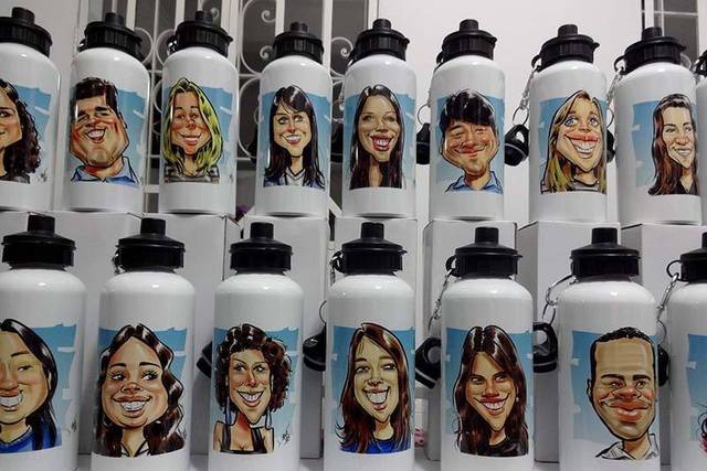 Caricaturas em squeezes