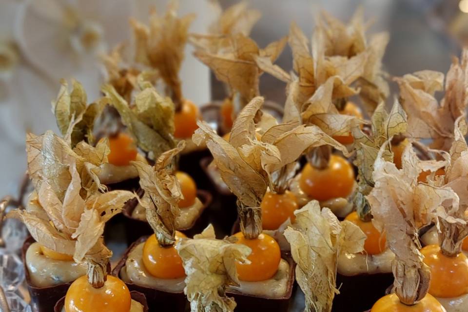 Physalis com Pistache