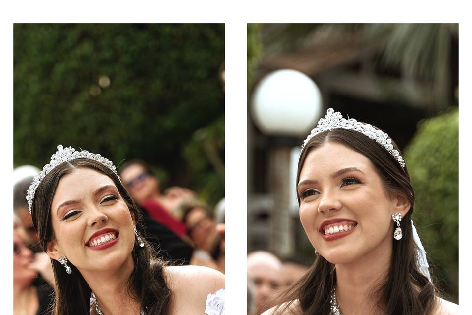 Noiva na cerimônia