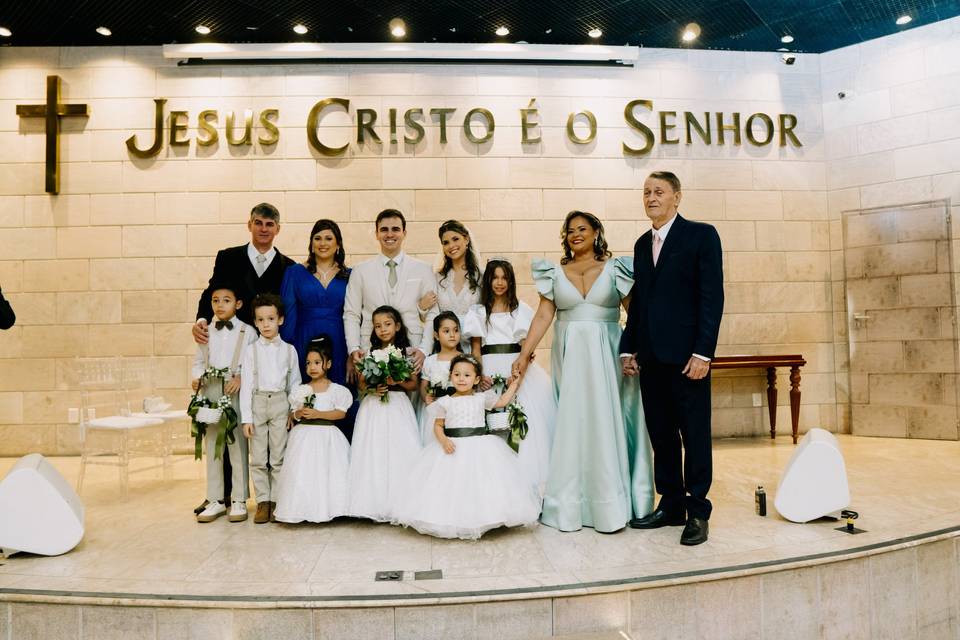 Familia dos noivos