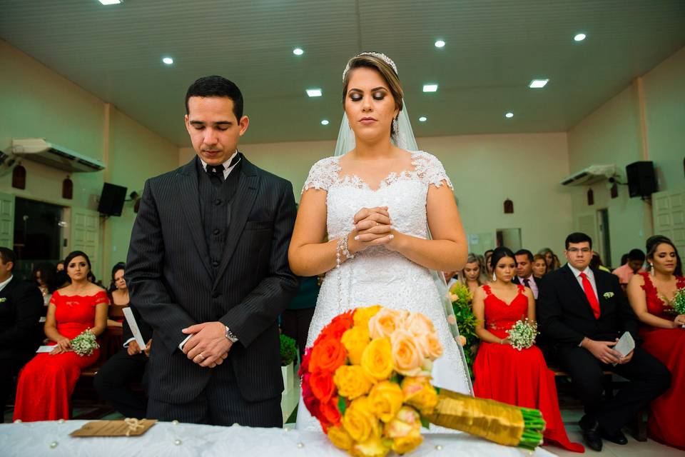 Myllena e Wesley casamento