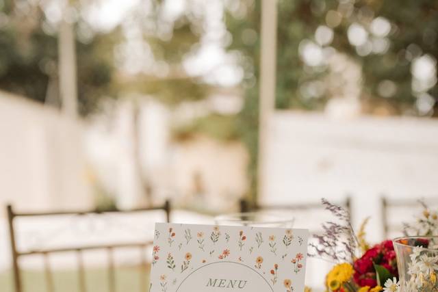 Menu de mesa