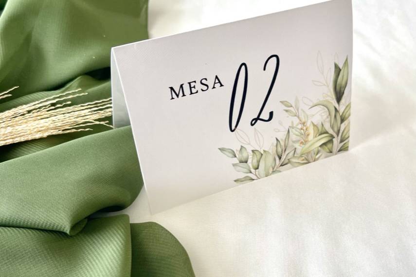 Número de mesa