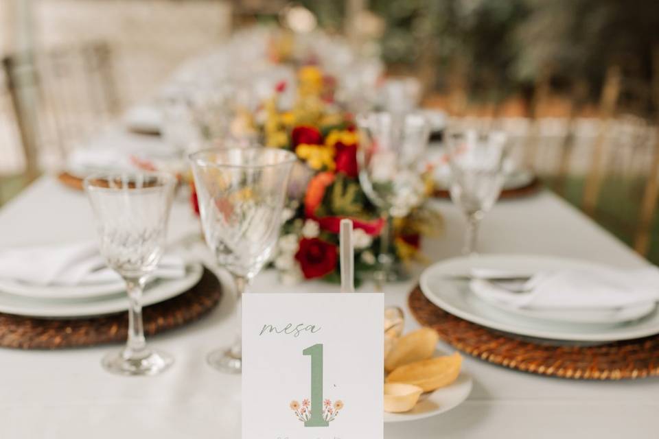 Numero de mesa