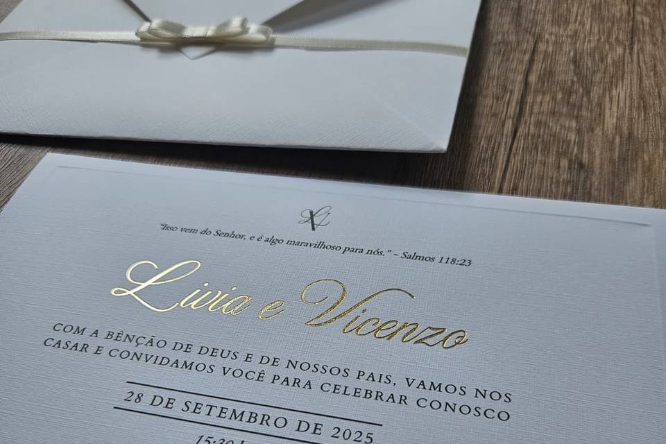 Detalhe hotstamping
