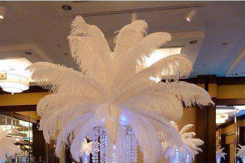 Arranjo com plumas