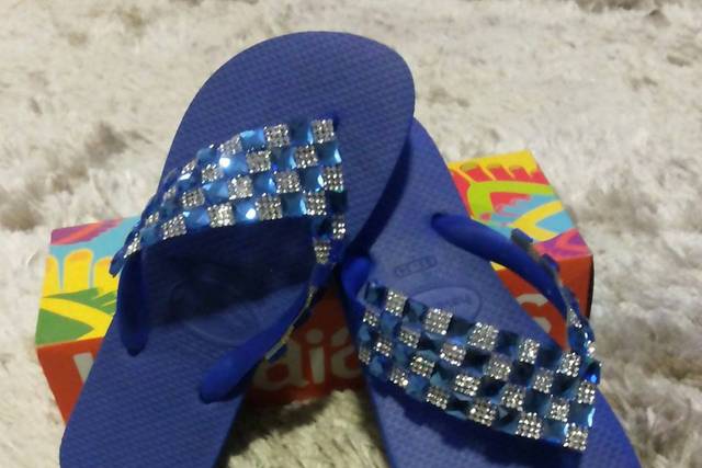 Chinelo azul