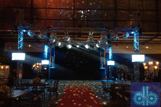 Pista grande 24 globos