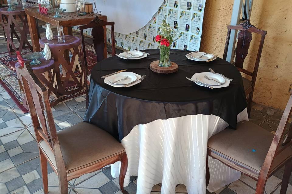 Mesa para 4 lugares