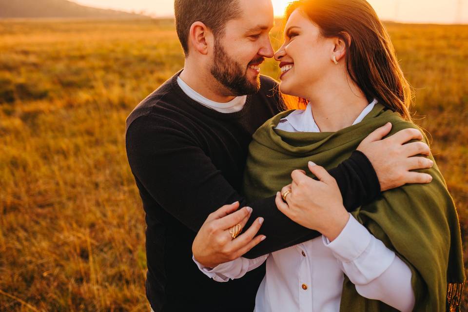 Ensaio de casal na serra