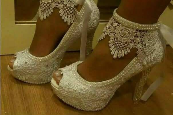 Renda, Pérolas e strass