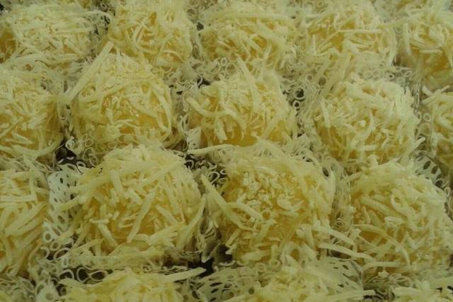 Doces com côco