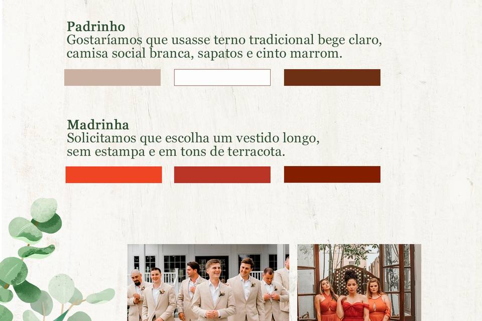 Manual padrinhos e madrinhas