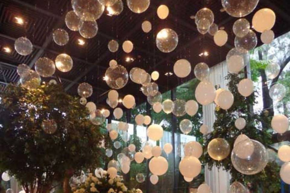 Decoração com balões