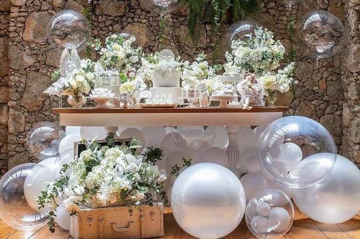 Decoração com balões