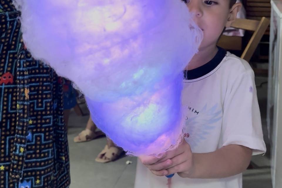 Algodão doce com LED