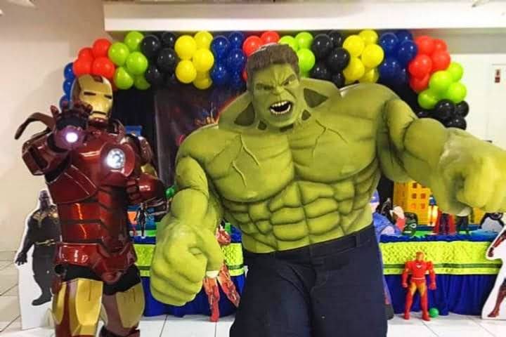 Hulk e homem de ferro
