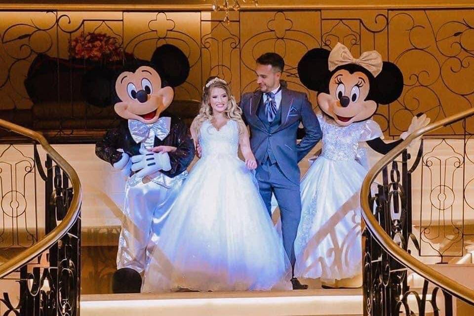 Mickey e minnie noivos