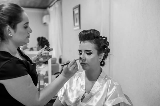 Michelle em seu making-of