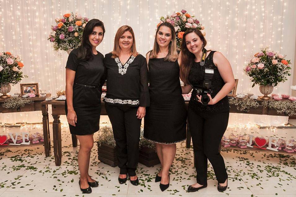 Equipe reunida! Casamento