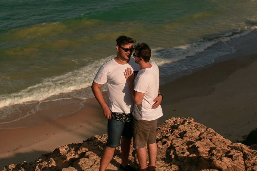 História de amor em fotografia