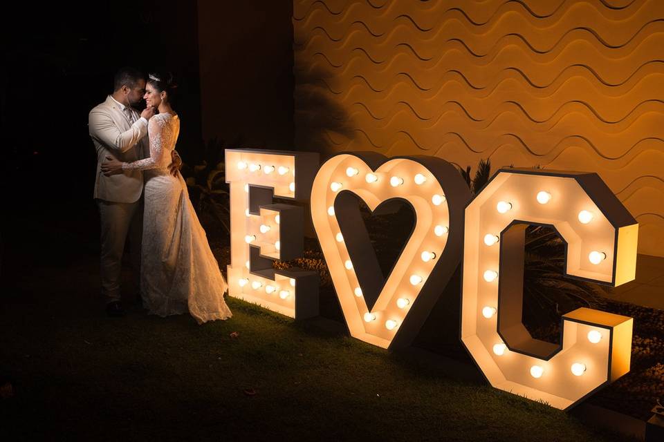 História de amor em fotografia