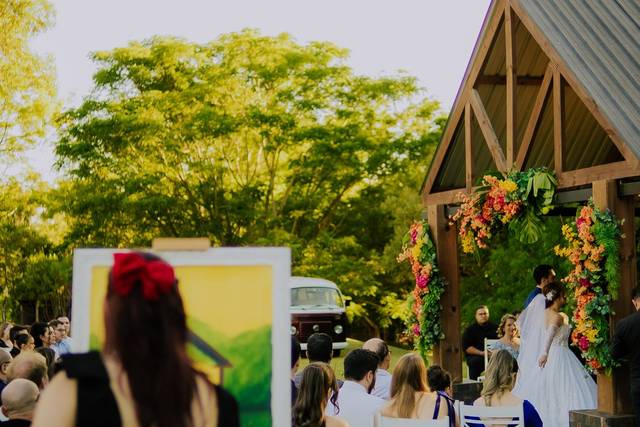 Casamento ao ar livre