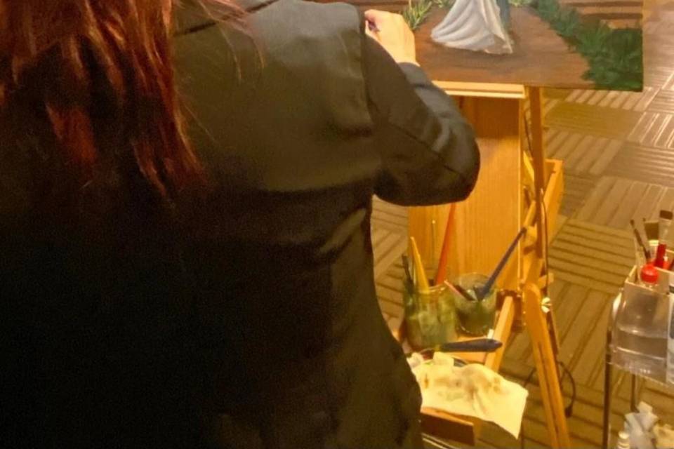 Pintura na festa