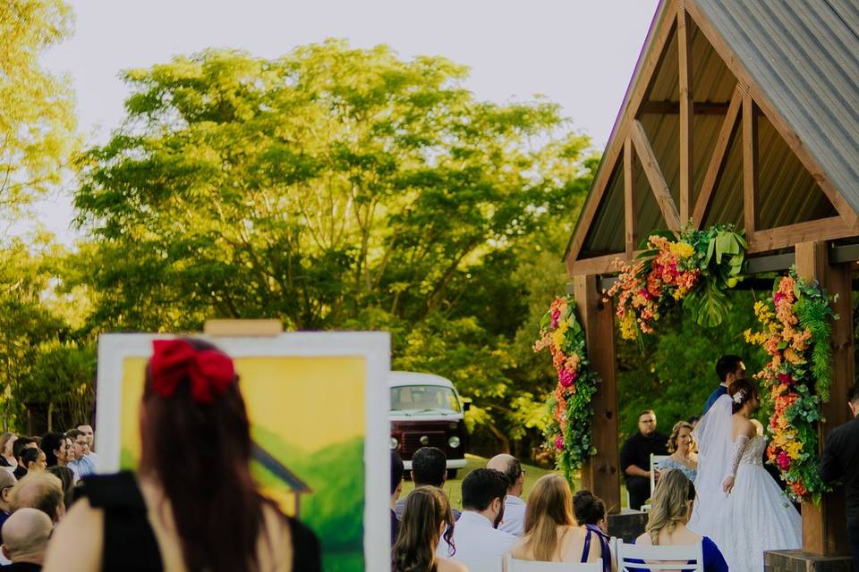 Casamento ao ar livre