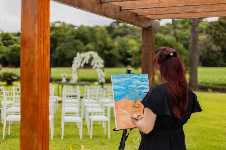 Casamento ao ar livre