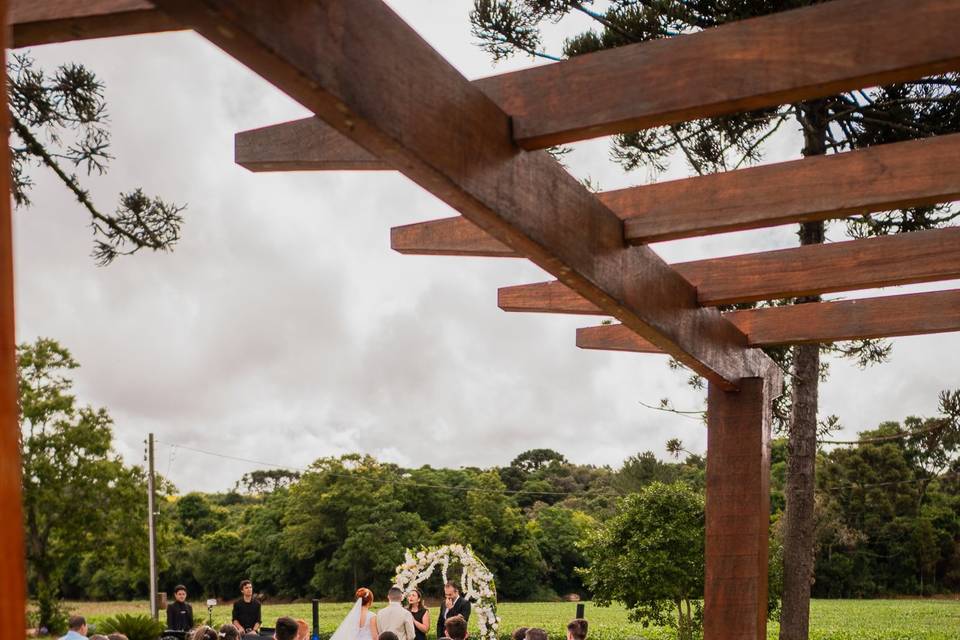 Casamento ao ar livre