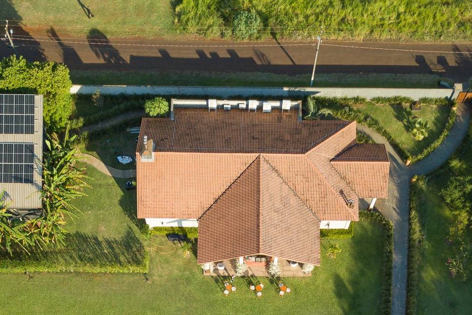Vista aérea espaço LAS Eventos