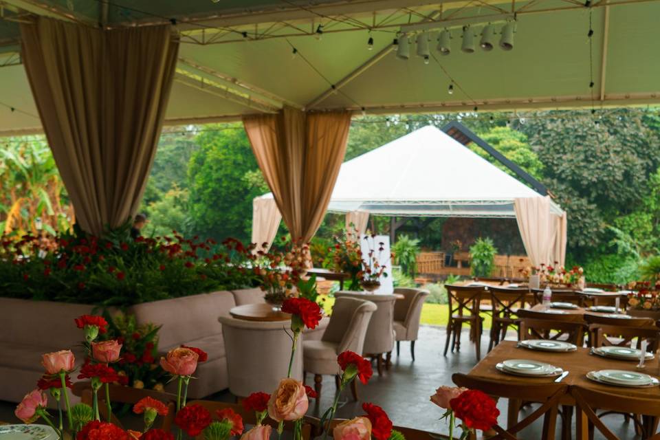 Vista Externa área de eventos