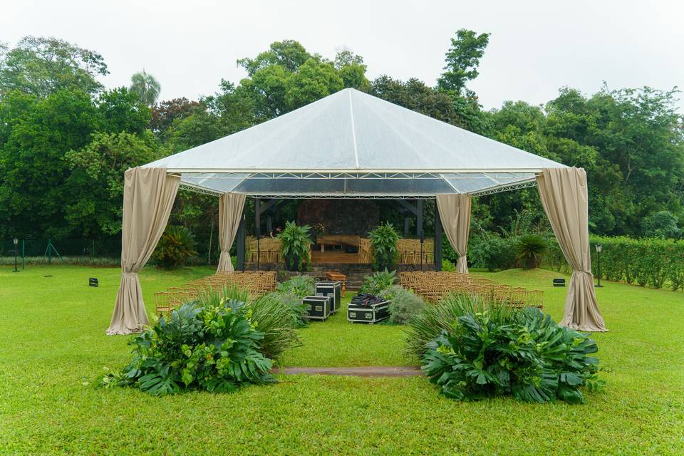 Vista Externa área de eventos