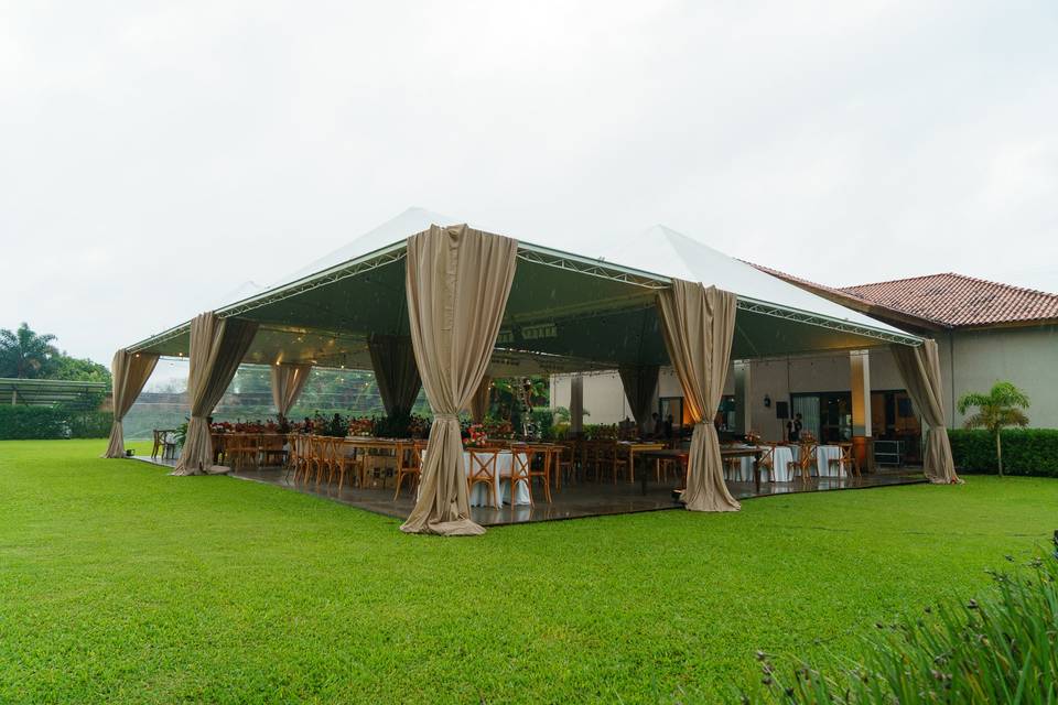 Vista Externa área de eventos