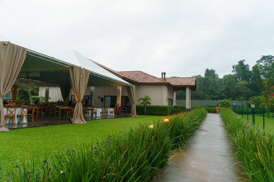 Vista Externa área de eventos