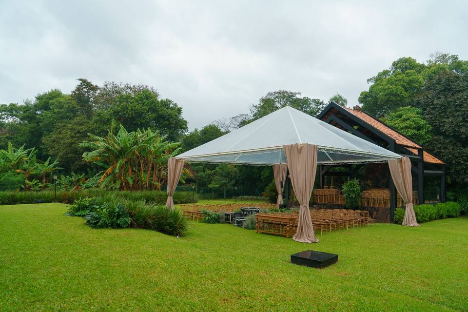 Vista Externa área de eventos