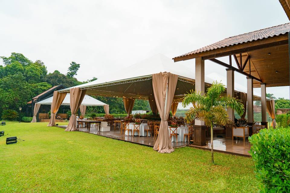 Vista Externa área de eventos