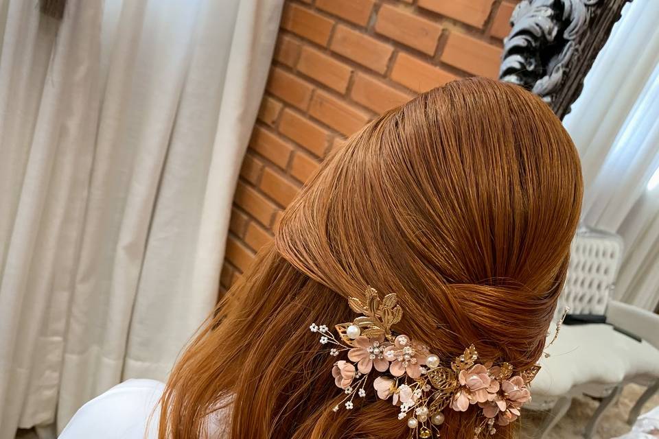 Penteado semipreso