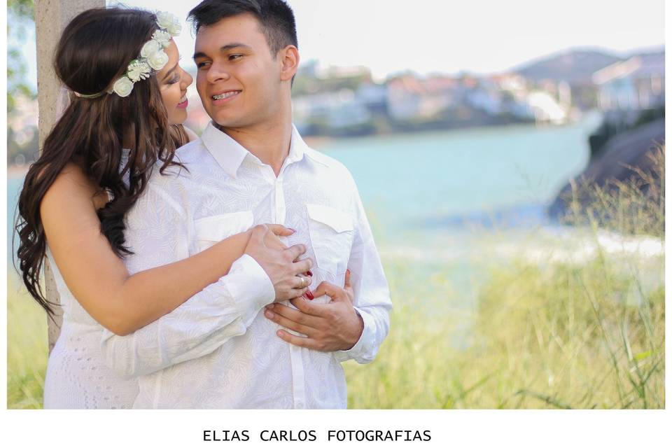 Elias Carlos e Patricia Caetano