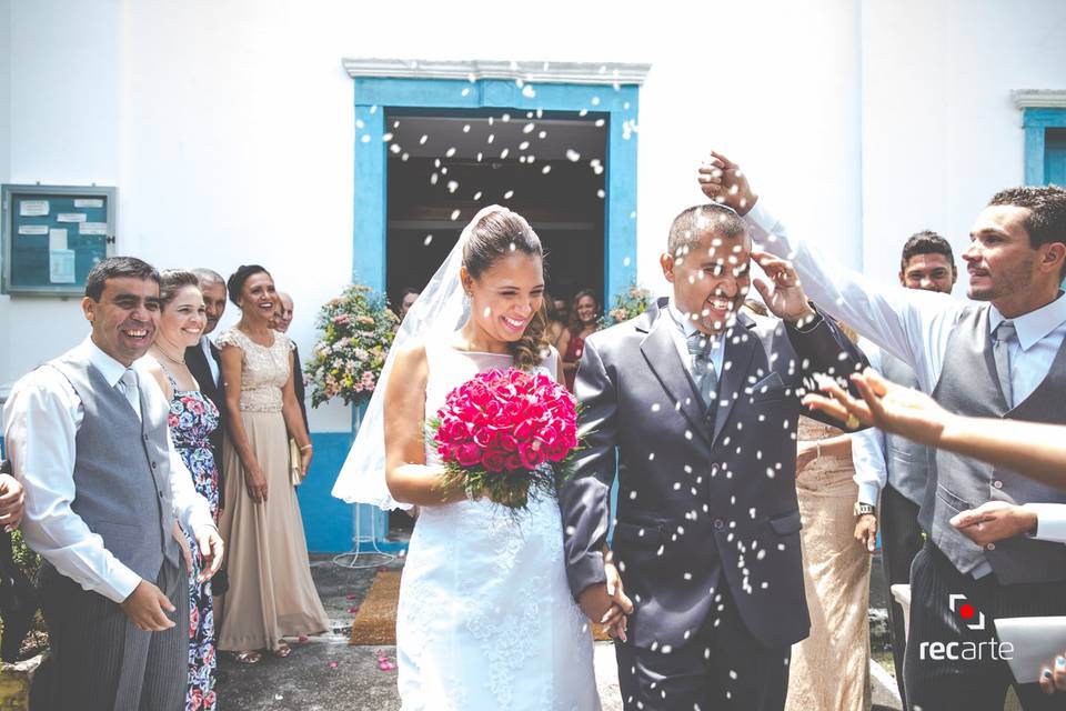 Casamento a luz do dia.