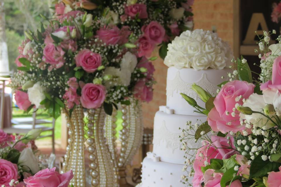 Mesa do bolo (casamento)