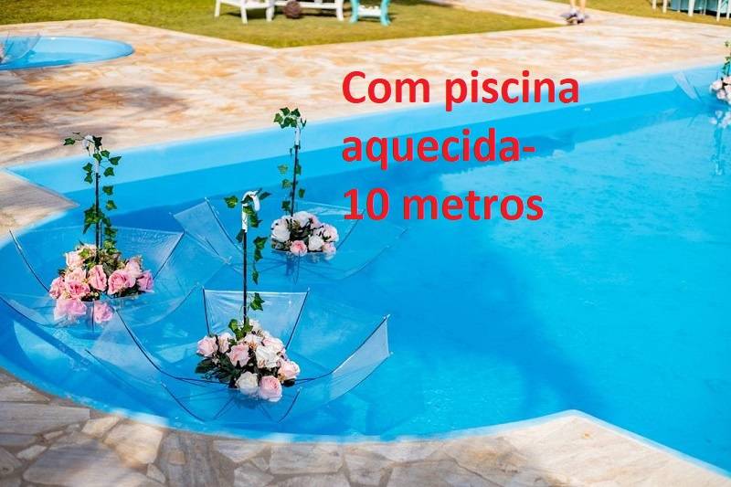 Sítio com piscina aquecida